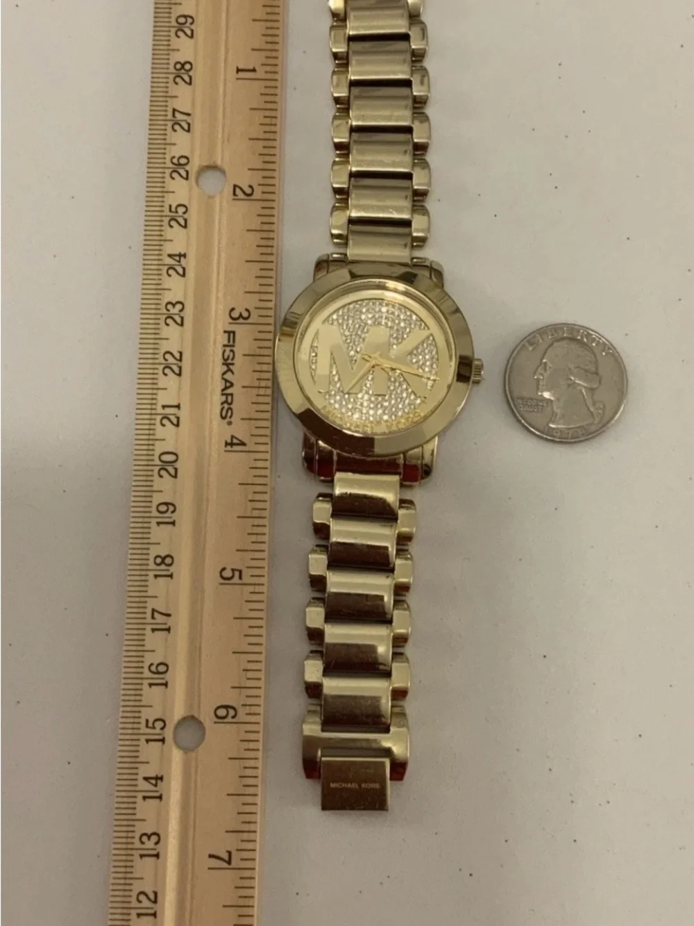 Michael Kors Gold Crystal Accent Women's Bracelet Watch (Y-23)